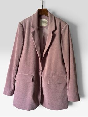 Cream Women's Blush Corduroy Blazer
